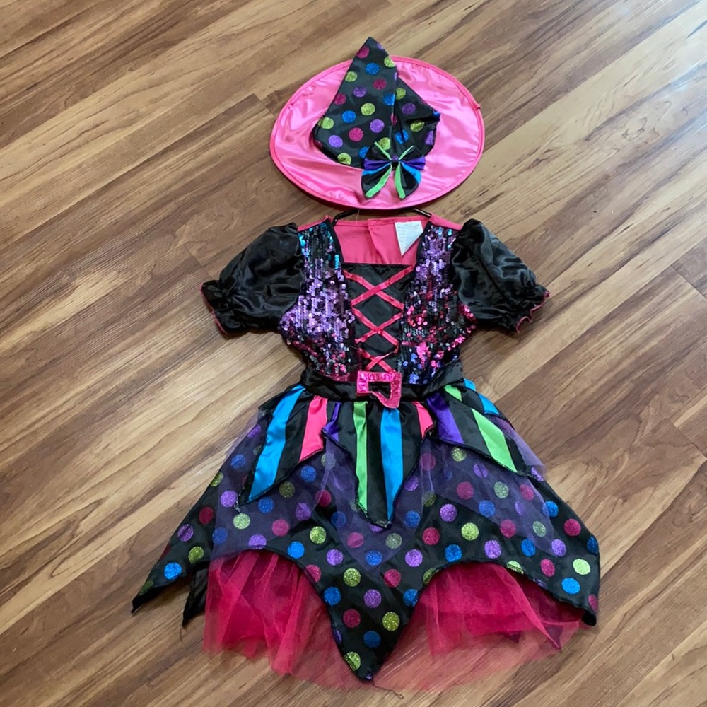 Colorful Witch Costume SZ. M